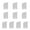 Gray, variant on 10 Pack Multi Purpose Trading Card Dividers For Organization And Compact Carrying