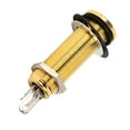 thumbnail image 1 of Guitar Output Jack, Standard Thread Straight Cylinder Electric Guitar Jack Rustproof  For Musical Instruments Gold,Black,Silver, Black, 1 of 8