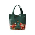 thumbnail image 2 of Christmas Drawstring Gift Bags, Multicolour Canvas Pouches with Adorable Holiday Patterns, Versatile for Wrapping Treats and Decorations for Parties and Celebrations, 10x10cm and 18x10cm, 2 of 6