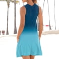 thumbnail image 4 of Vestidos Para Mujer Vestidos Casuales Playa Con Elegante Escote Mini Vestido Sin Mangas Con Bolsillo Odeerbi ODB164567, 4 of 6