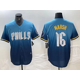 thumbnail image 3 of 2024 Nueva camiseta de los Philadelphia Phillies 3harper Bordado Degradado Uniforme de béisbol Chaleco de verano para correr para hombres y mujeres, 3 of 5