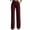 Wine, variant on Guluxicc Women's Corduroy Dress Pants with Pockets Button Front Wide Leg Business Casual Trousers for Golf Fall Winter