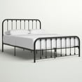 thumbnail image 6 of Metal Queen PLatform Bed Frame Black Color,No Box Spring,Easy Assembly, 6 of 6