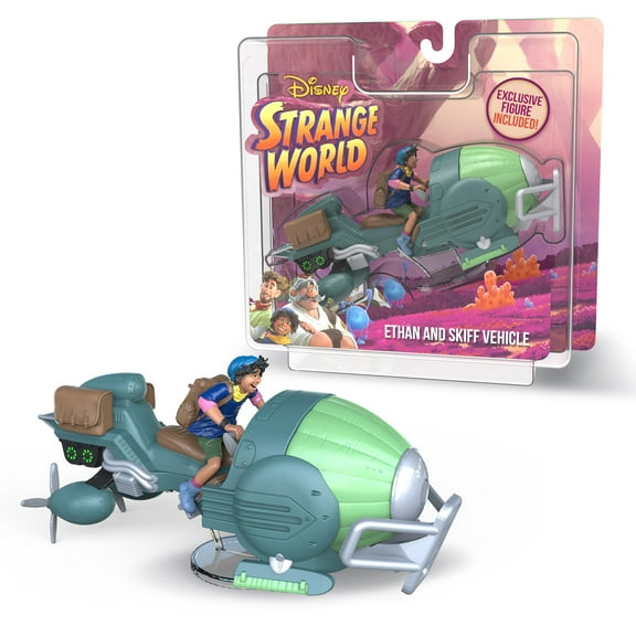 Strange World Ethan and Skiff Vehicle with Figure
