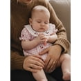 thumbnail image 4 of Cenuakty Baby 3M 6M 12M 18M Girls Romper, Short Sleeve Doll Collar Plaid Cherry Print Infant Bodysuit Summer Clothes, 4 of 9