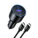thumbnail image 1 of Cargador de Coche UGREEN Negro 130W con Cable USB C 1M Carga Rápida para iPhone, Galaxy, Xiaomi y Ma, 1 of 10