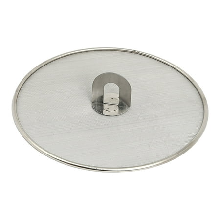 

Hloma Foldable Handle Oil Splatter Screen Anti-slip Stainless Steel Frying Pan Oil Proofing Lid for Restaurant