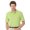 Sap Green, variant on Monterey Club Men's Tonal Pinstripe Texture Solid Golf Polo Shirt #1098