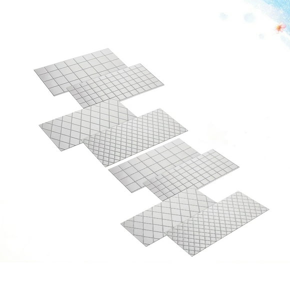 SHOWERORO 8 Pcs Creative Cake Mold Plastic Imprinting Patterns Home Kitchen Use Home Bakers