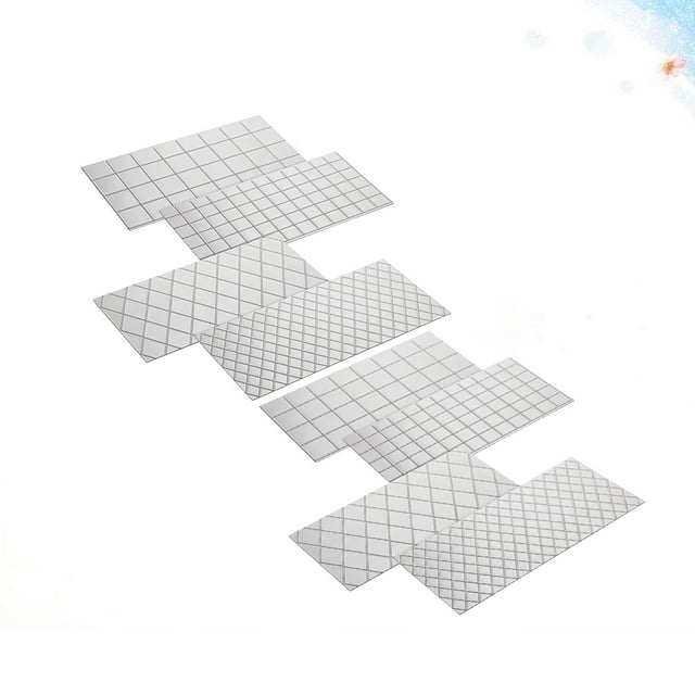 SHOWERORO 8 Pcs Creative Cake Mold Plastic Imprinting Patterns Home Kitchen Use Home Bakers