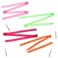 thumbnail image 4 of SHOWERORO 8pcs Gymnastics Dance Streamers Satin Rosy Green for Physical Exercise Performance, 4 of 7