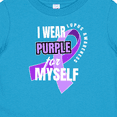 thumbnail image 4 of Inktastic I Wear Purple For Myself Lupus Awareness Boys or Girls Baby T-Shirt, 4 of 5