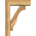 thumbnail image 3 of Ekena Millwork 6"W x 20"D x 28"H Balboa Block Rough Sawn Bracket w/ Offset Brace, Western Red Cedar, 3 of 25