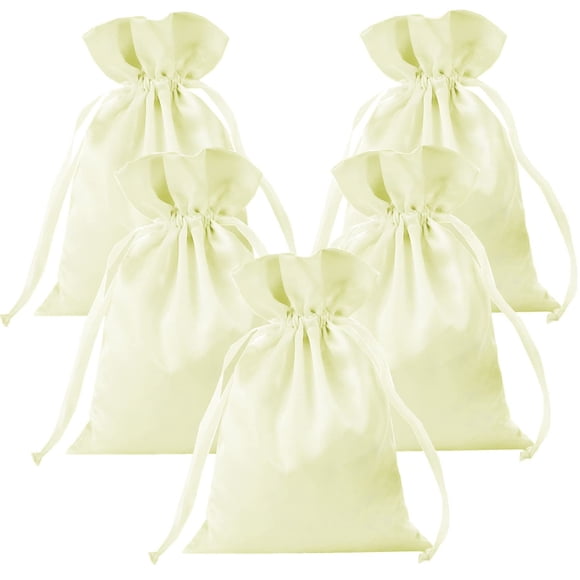 Bolsas de regalo Gbateri Satin, 35 unidades, color beige, 13 x 18 cm