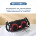 thumbnail image 3 of T&G TG642 RGB Waterproof Portable Bluetooth Speaker TG642, 3 of 4