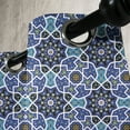 thumbnail image 3 of Ambesonne Moroccan Grommet Curtain, Persian Gypsy Design, 50" x 72", Royal Blue, 3 of 6