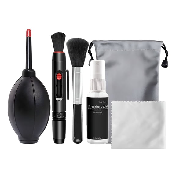 GJX Camera Cleaning Kit Sensor Cleaning Kit with Air Blower Cleaning Pen Cleaning Cloth for Most Camera Mobile Phone Laptop