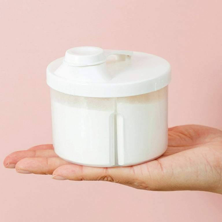 GENEMA 4-Grids Portable Baby Food Storage Box Infant Essential Cereal  Holder Milk Powder Organizer Kids Snacks Container