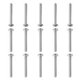 thumbnail image 1 of AVEKI 15 Pcs M4x40mm Vis de Machine Phillips Croix Vis de Tête de Ferme Entièrement Filetage 304 Vis à Tête Ronde en Acier Inoxydable Boulons pour Fixation Composant, Attaches Industrielles et de Construction 0601M, 1 of 6
