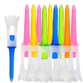 thumbnail image 1 of 30- Pack 4 - Prong 3 - 1/4" Plastic Golf Tees: Professional Performance with Low Resistance & Shock Absorbing Design（Five colors, six in each style）, 1 of 6