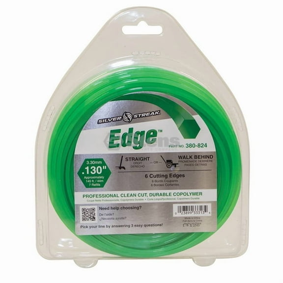 Silver Streak Edge Trimmer Line Replaces, .130 1 lb. Donut, 380-824
