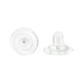 thumbnail image 1 of Universal EZback Earring Backs Soft Clear Silicone and Sterling Silver Large 1 Pair, 1 of 6