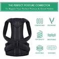 thumbnail image 2 of Back Posture Corrector Brace For Women And Men, Comfortable Effective Upper Back Posture Brace, Back Support Adjustable Posture Correction Brace For Back, Shoulder, And Neck Pain Relief By (S), 2 of 5