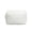 A002- White, variant on Makeup Organizer Bag | Lightweight Cosmetic Bag | Bow Embossed Pouch | Travel Toiletries Storage | Gift for Her, 8X6X3.5 in