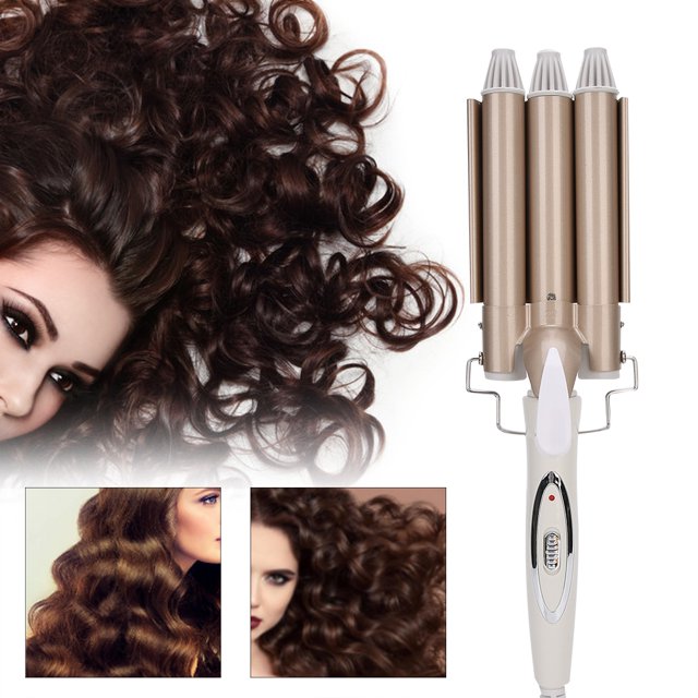 LHCER Hair Curling Iron, Hair Curler, Safe Home For Curly Hair Style