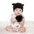 thumbnail image 6 of Krdevn Baby Hat Knit Hat Autumn and Winter Hat Gloves Set Cute Little Ears Shape Boys and Girls Baby Hat, 6 of 9