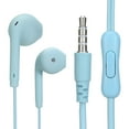 thumbnail image 1 of Audífonos U19 con Micrófono y Control en Línea, Diseño Aislante de Ruido y Cable Anti-Enredos, Color Azul Pastel, Conector Universal de 3.5mm, Ideal para Dispositivos de Audio., 1 of 6