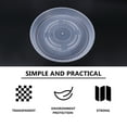 thumbnail image 5 of FESTFENDS Flat Bottom Flowerpot Plate Transparent 2Pcs 11.8x11.8x1.6In, 5 of 8