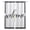 Black, White, Gray, variant on White Welcome Blackout Curtains Light Blocking Print Window Curtains, Modern Minimalist Black Striped Border Thermal Insulated Window Drapes for Living Room Kitchen Cafe (2 Panels, 55"W x 39"L)