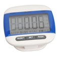 thumbnail image 4 of Walking Pedometer Large LCD Display Step Calorie Distance Counter with Clip for Seniors Adults Exercise Blue, 4 of 4
