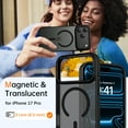 thumbnail image 6 of BENTOBEN Case for iPhone 17 Pro Compatible with Mag-Safe 6.3" Metal Frame Slim Tpu Matte Shockproof Protective Cover Black, 6 of 7