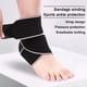 thumbnail image 2 of Soporte de tobillo, tobillera ajustable, material transpirable, elástico y cómodo., 2 of 6