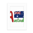 thumbnail image 1 of Marco de Fotos de escritorio Australia national flag rojo patron azul 5x7 pulgadas Unbranded, 1 of 4