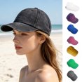 thumbnail image 2 of bestolf Semi-Hollow Top Baseball Cap, Baseball Cap with Ponytail Opening, Quick-Dry Fabric Sun Protection Hat for Running Cycling Fitness Activities, 2 of 8