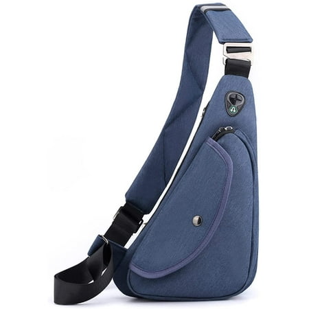 Back to School Backpack Clearance! Dvkptbk Small Sling Bag Crossbody Chest  Shoulder Water Resistant Sling Purse One Strap Travel Bag for Men Women  Boys with Earphone Hole 