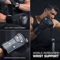 thumbnail image 4 of Guantes de boxeo Hayabusa T3 para hombre y mujer, 16 oz, negros, 4 of 8