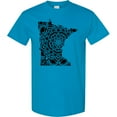 thumbnail image 3 of Inktastic Minnesota Silhouette Mandala T-Shirt, 3 of 5