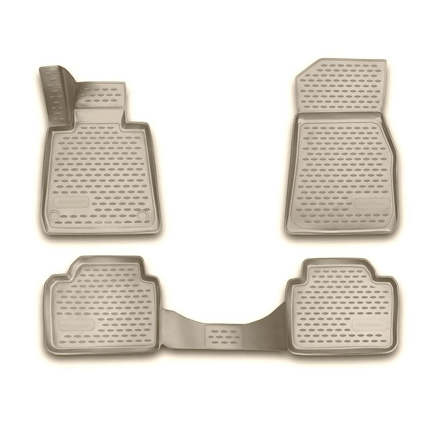 Floor Mats Liner For BMW 3 Series E90 Sedan 20062011 All Weather Molded 3D Tan