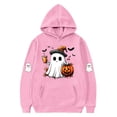 thumbnail image 3 of successthop Spooky Season Hoodie Graphic Ghost Pumpkin Toddler Girls Boys Fleece Long Sleeve Pullover Sizes 3-14, 3 of 3