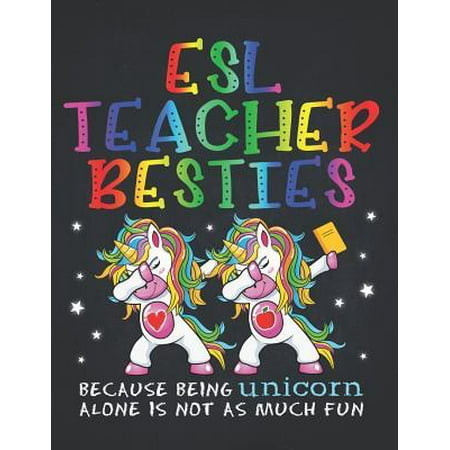 Unicorn Teacher: ESL Teacher Besties Teacher's Day Best Friend Perpetual Calendar Monthly Weekly Planner Organizer Magical dabbing danc (Best Esl Websites For Teachers)