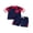 Multi-Color, variant on BemeyourBBs Toddler Baby Boys Summer Clothes 2 Pieces Outfit Contrast Color Short Sleeve Lapel Button Down Shirt Tops with Pockets Cargo Shorts 2Pcs Set