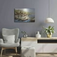 thumbnail image 6 of Luxe Metal Art 'Harbor Bay' by Furtesen, Metal Wall Art, 24"x16", 6 of 7
