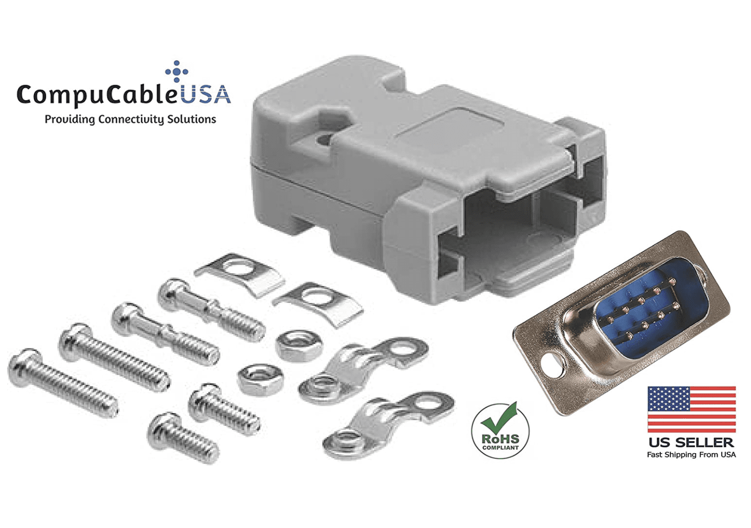 Best DB9 Male Solder Cup Connector Kit With
