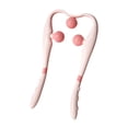thumbnail image 1 of Masajeador eléctrico de cuello, portátil, ligero, de cintura, 3 niveles de profundidad. Rosa, 1 of 9