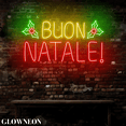 thumbnail image 4 of Glowneon Italian Buon Natale Led Light Up, Buon Natale Christmas Sign, 4 of 5