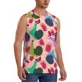 thumbnail image 2 of Bingfone Snails Pattern Men's Tank Tops Workout Sleeveless Tee Shirts Running Beach Tanks for Men-Large, 2 of 4